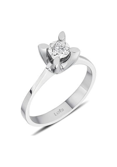 Lova 0,50 Karat Efektli Pırlanta Tektaş Yüzük - 1070090
