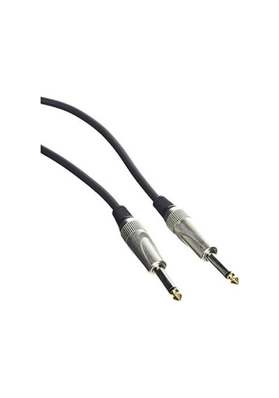 6.3 mm Mono Enstürman Kablosu 1 metre(gitar,bağlama,vs.)