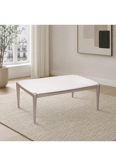 Ganni Home Peru Orta Sehpa Krem Platin Gürgen İskeletli, Geniş Yüzeyli Modern Ve Zarif Tasarım Krem-platin Ganni Home Peru Orta Sehpa Krem Platin Gürgen İskeletli, Geniş Yüzeyli Modern Ve Zarif Tasarım Krem-platin