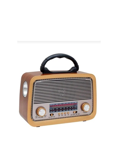 301 Eskitme Nostalji Tasarımlı Bluetoothlu Nostalji Radyo Fm-sd Kart-aux Nstj000002001