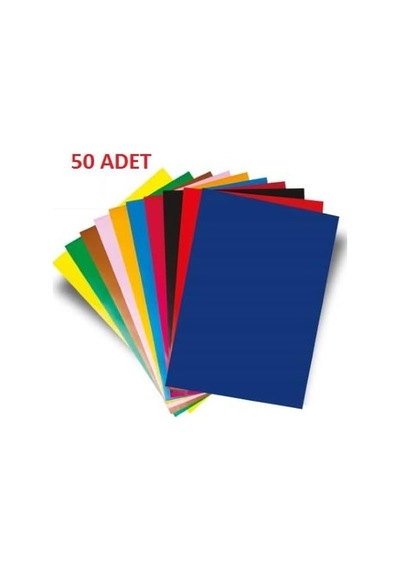 Nistabolje 50 Adet A4 Elişi Kağıdı Karışık Renk Genel