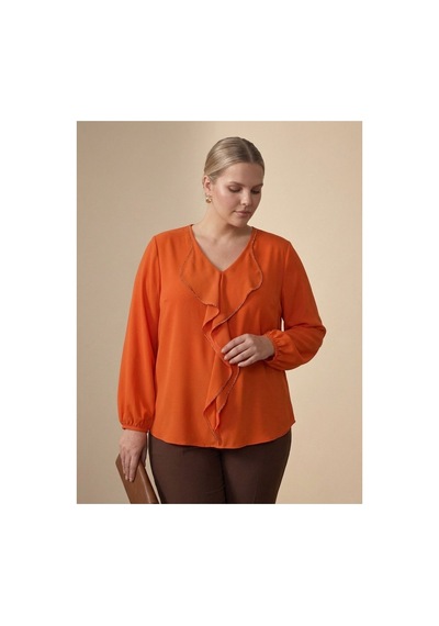 Hanezza Büyük Beden Şık Fırfırlı Abiye Bluz - İğne Oyası Boncuk Detaylı - Jessica Kumaş Tüm Varyantlar Taba - 681899712 Taba Hanezza Büyük Beden Şık Fırfırlı Abiye Bluz - İğne Oyası Boncuk Detaylı - Jessica Kumaş Tüm Varyantlar Taba - 681899712 Taba
