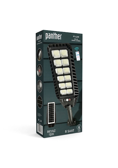 Panther Pt-l249 Solar Led Sokak Lambası 1 Paket