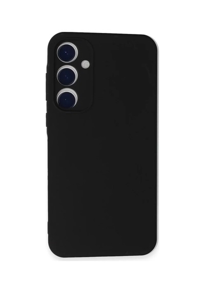 Newface Samsung Galaxy A35 5g Kılıf Nano İçi Kadife Silikon - Siyah