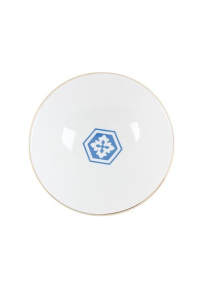 Porland Morocco Desen2 Mavi Çukur Tabak  19cm