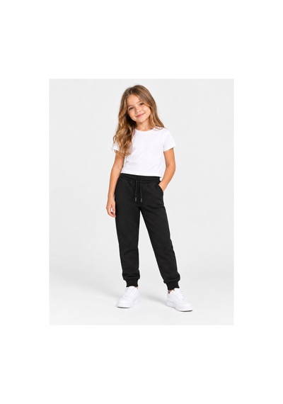 Eray Alp Kids Unisex Çocuk Siyah Jogger Eşofman Altı Günlük Rahat Kombin