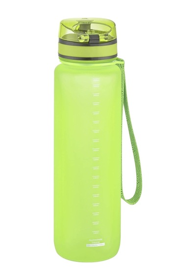 Büyük Boy 28 Cm 1000 Ml 1 Litre Tritan Su Matarası 14 Renk Fiftyfifty Softtouch Yeşil