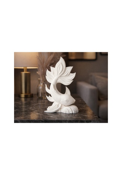 Japon Balığı Sade Dekoratif Figür 15cm