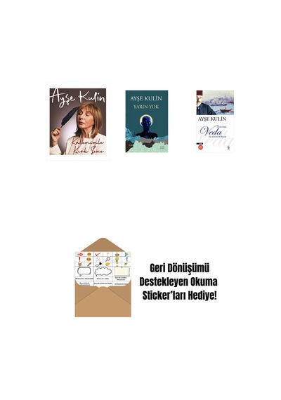 Kalemimle Kırk Sene Ciltli + Yarın Yok + Veda Midi Boy + Okuma Sticker'ları