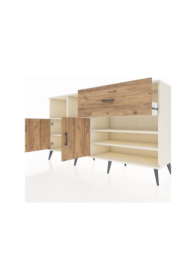 Hyperion Konsol 6 Raflı Tek Çekmeceli 2 Kapaklı 176x44x99 Aytaşı-çam Aytası/atlas Çam - Aytası Hyperion Konsol 6 Raflı Tek Çekmeceli 2 Kapaklı 176x44x99 Aytaşı-çam Aytası/atlas Çam - Aytası