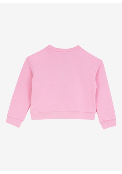 Jeep Pembe Kız Çocuk Baskılı Sweatshirt J4wg-swt7572