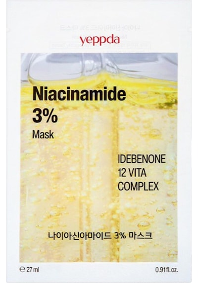 Yeppda %3 Niacinamide İçeren Aydınlatıcı Kağıt Maske Yeppda Niacinamide %3 Mask 27 ML