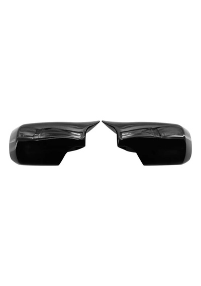 Bmw 5 Serisi E39 1995-2004 Uyumlu Batman Yarasa Ayna Kapağı Piano Black Abs Plastik Sağ Sol Takım 00 Şüscaroto Aksesuar