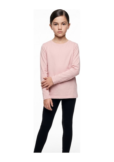 Kiagu Pudra Basic T-shirt- Terletmeyen Esnek Kumaş Pamuklu Mevsimlik Pudra Kız Çocuk Tsort Pudra Kiagu Pudra Basic T-shirt- Terletmeyen Esnek Kumaş Pamuklu Mevsimlik Pudra Kız Çocuk Tsort Pudra