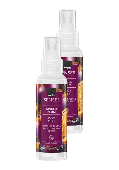 Spiced Plum Baharatlı Erik Ve Portakal Kokulu Vücut Spreyi 100 Ml. İkili Paket