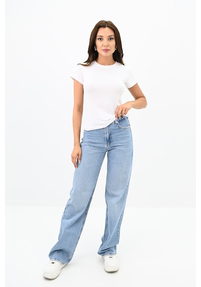 Kadın Kısa Kollu Basic T-shirt 1775-25 001