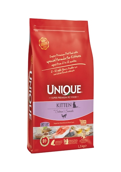 Unique Somonlu Yavru Kedi Maması 1,5 Kg