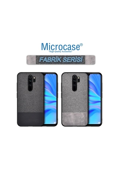 Xiaomi Redmi Note 8 Pro Fabrik Serisi Kumas & Deri Desen Kilif 391866255