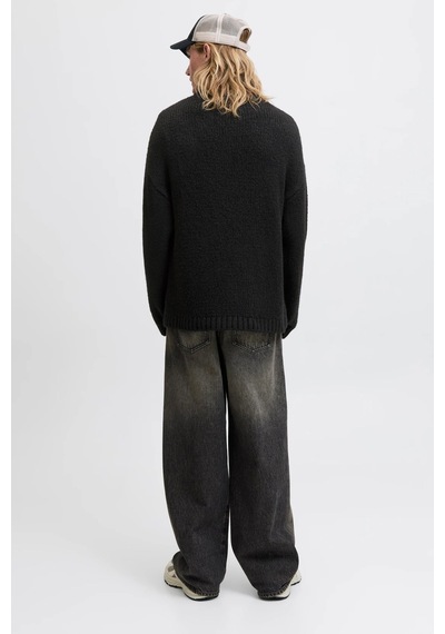 Jack & Jones Jcokidd Erkek Kazak Siyah