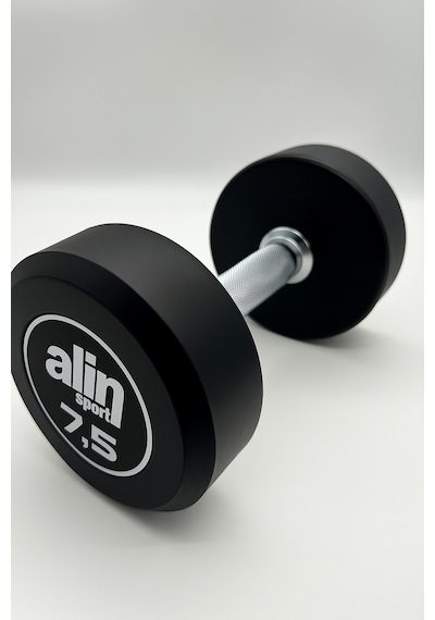 Alin Sport 7,5 Kg Kauçuk Kaplı Profesyonel Olimpik Dumbbell Dambıl - Beyaz Alin