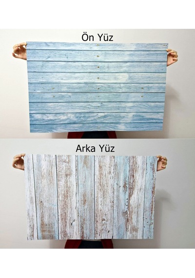 Ürün , Yemek , Reklam Vb. Çekimleri İçin 57x87cm Çift Taraflı Backdrop Fotograf Zemini Fonu No.1