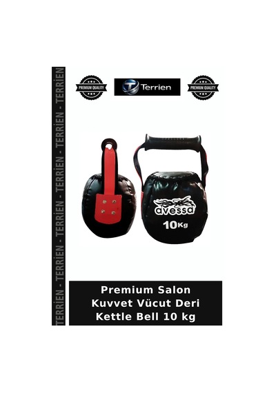 Özel Seri Deri Kettle Bell 10 Kg Hazırlık Salon Vücut