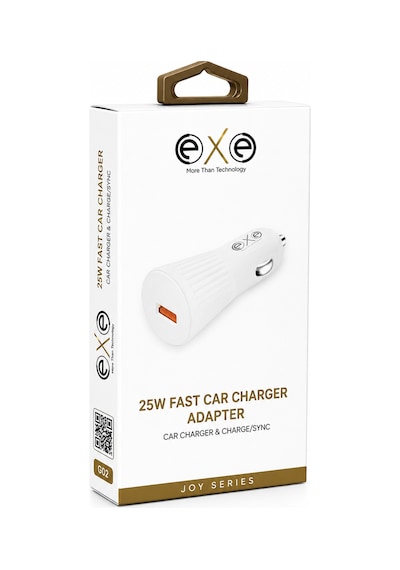 Exe 25w Hızlı Araç Şarj Adaptörü Usb Çıkışlı Çakmaklık Şarj Cihazı