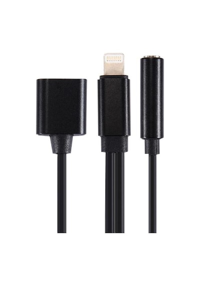 Ally Apple Uyumlu iPhone 13-12-11 -XS-8 -7 3.5 MM Kulaklık ve Şarj Dönüştürücü
