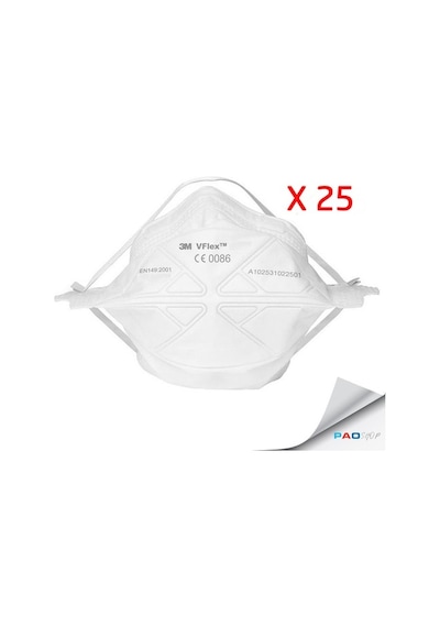 3M 9101E Vflex Ffp1 Ventilsiz Toz Maskesi 25 Adet (436035451)