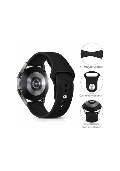 Huawei Watch Gt3 42mm / Gt2 42mm Uyumlu Yumuşak Soft Yüksek Kalite Spor Silikon Kordon