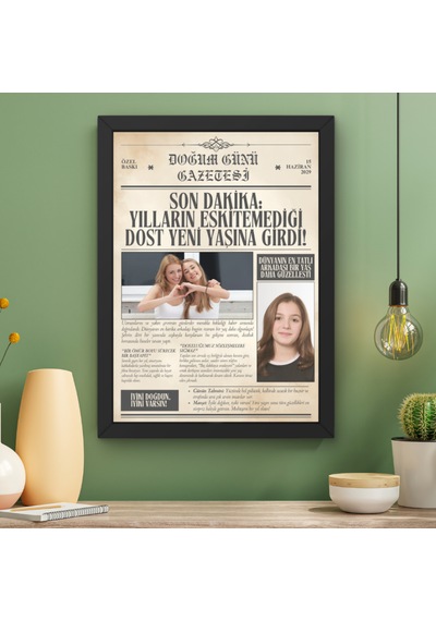 Doğum Günü Gazetesi Tablo