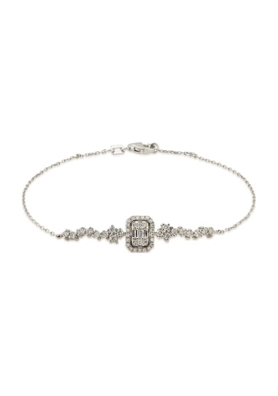 0,58 Ct Baget Fantezi Pırlanta Bileklik