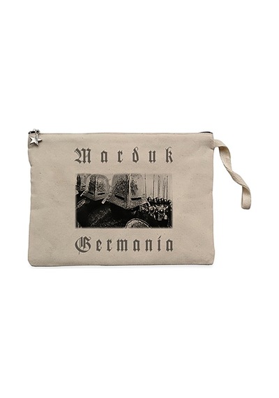 Marduk Germania Krem Clutch Astarlı Cüzdan / El Çantası Krem