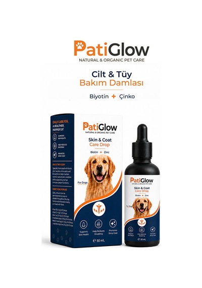 Patiglow Köpek Tüy Ve Cilt Bakım Damlası 50 Ml