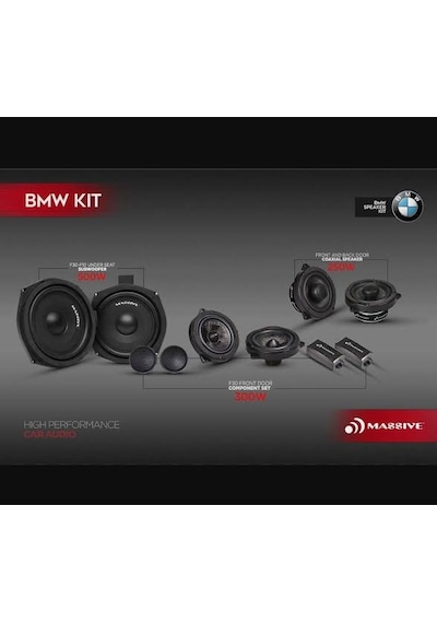 Bmw Massive Komponent Hoparlör Takımı
