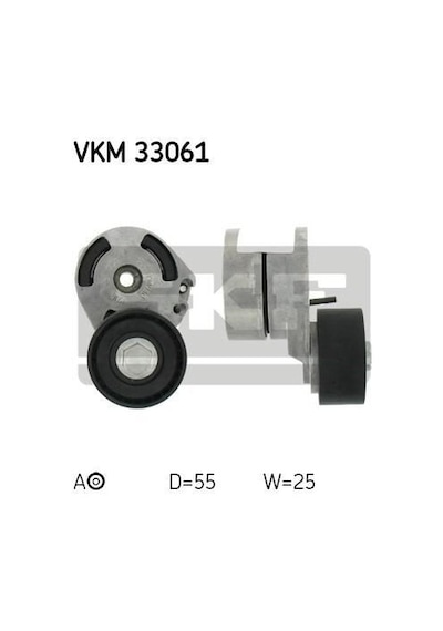 SKF VKM33061 V KAYIŞ GERGİ RULMANI 206 307 407 1007 / FIESTA FUSI