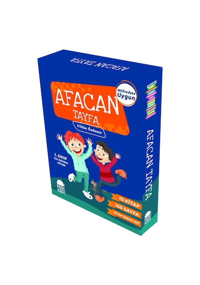 Afacan Tayfa 1. Sınıf Seti (10 Kitap)-Vildan Özdemir - Mavi Kirpi Kitap