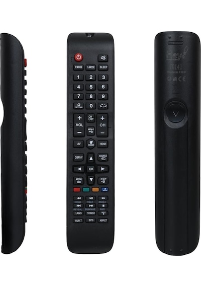 Hey Küçük Kalıp Dijitsu Uyumlu Rose Technobox Atv-232 55sh Lcd Led Tv Kumanda
