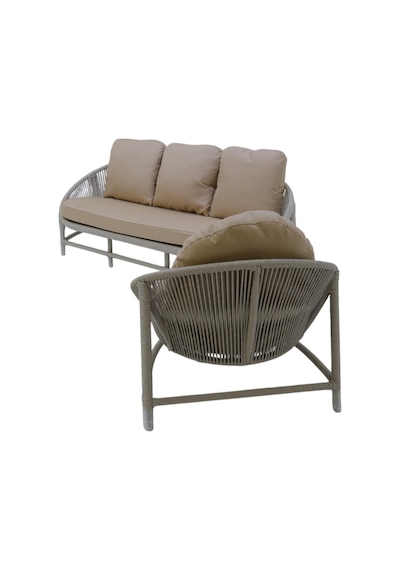 Marise Üçlü Rattan Bahçe Oturma Grubu 3+1+1+sehpalı Bahçe Takımı