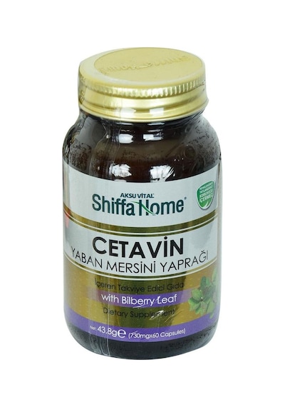 Shiffa Home Cetavin Yaban Mersini Yaprağı 730 MG x 60 Kapsül