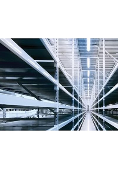 Penta 10'lu Paket 120 Cm 40 Watt Çift Sıra Ledli Led Bant Armatür 6500 Kelvin Beyaz Renk Beyaz