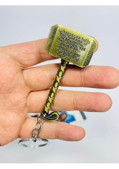 Marvel Thor 3d Logo Metal Anahtarlık //8cm