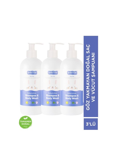 Babyton Set 3'lü Göz Yakmayan Şampuan