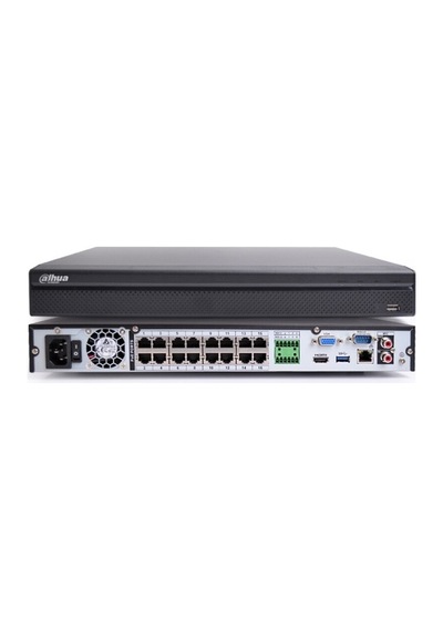 Dahua Nvr4216-16p-4ks3, 16kanal Poe, 8mpix, H265+, 2 Hdd Desteği, 1080p Kayıt, 240mbps Bant Genişliği, Nvr