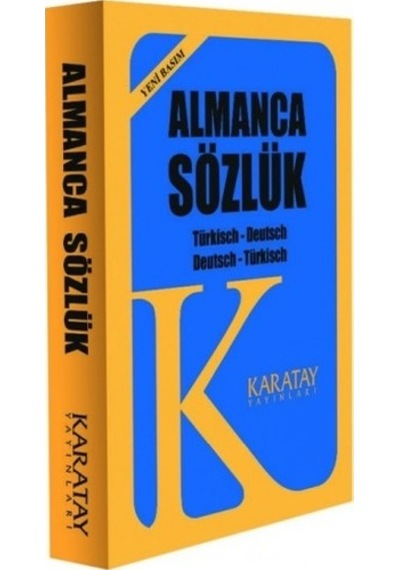 4E Almanca Sözlük Cep Tipi Plastik 1.Hamur Karatay Yayınevi