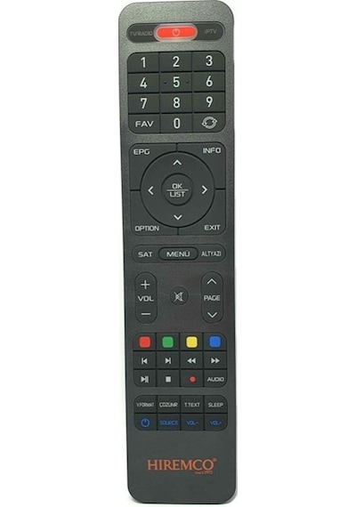 Hiremco Gt Turbo V8D Hd Uydu Kumandası + Tv Kontrol