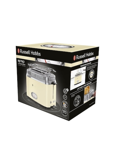Russell Hobbs 21682-56 Retro Vintage 2 Dilim Ekmek Kızartma Makinesi