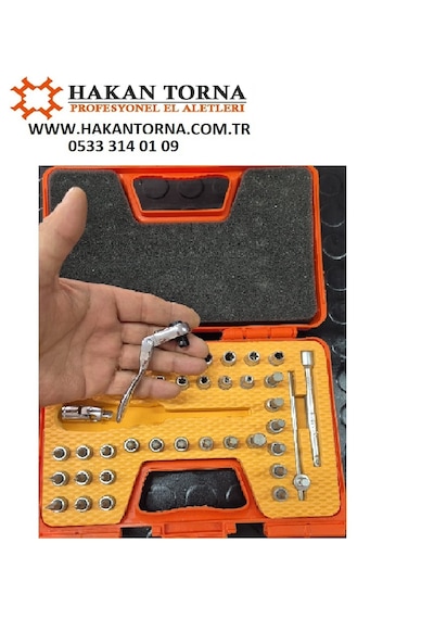 Rico 1/4 Lokma Takımı 41 Parça Mafsallı Cırcır Bits Set