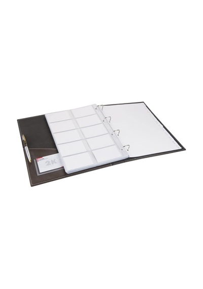 2k Kartvizit Albümü 10 Sıralı 500 Kartlık İndeksli 26x32 Cm