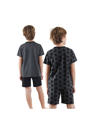 Yıldızlı Dino Erkek Çocuk 2'li Pijama Takım